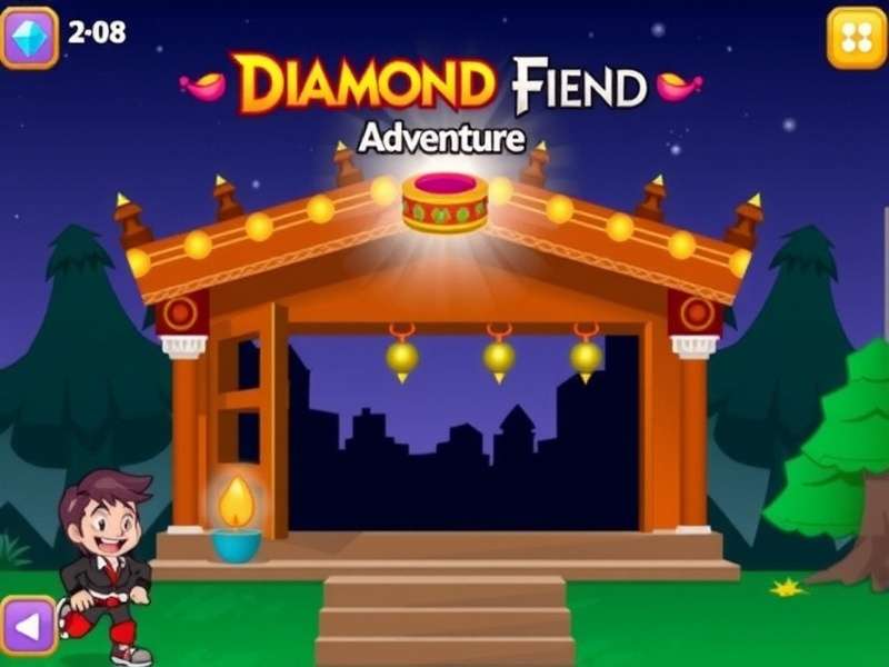 Diamond Fiend Adventure Gameplay Screenshot